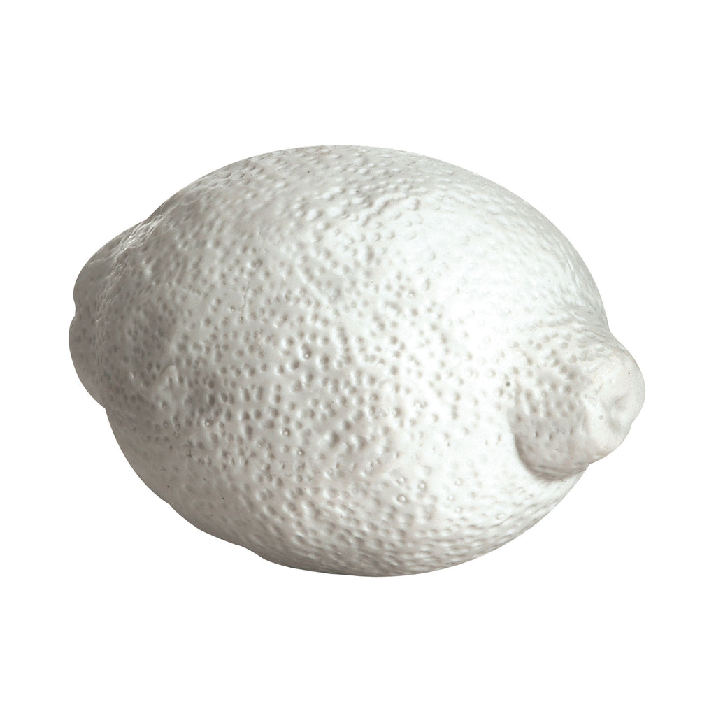 724010 White Porcelain Lemon Accessory - RauFurniture.com