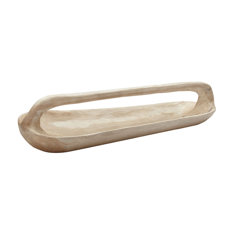 784045 White Pepper Handled Trough Tray - RauFurniture.com