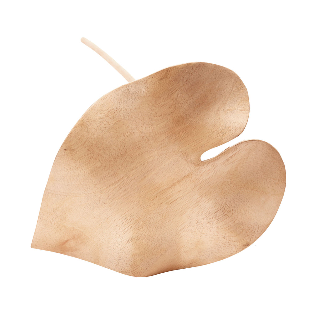784075 Blonde Hand Carved Lotus Leaf Accessory - RauFurniture.com