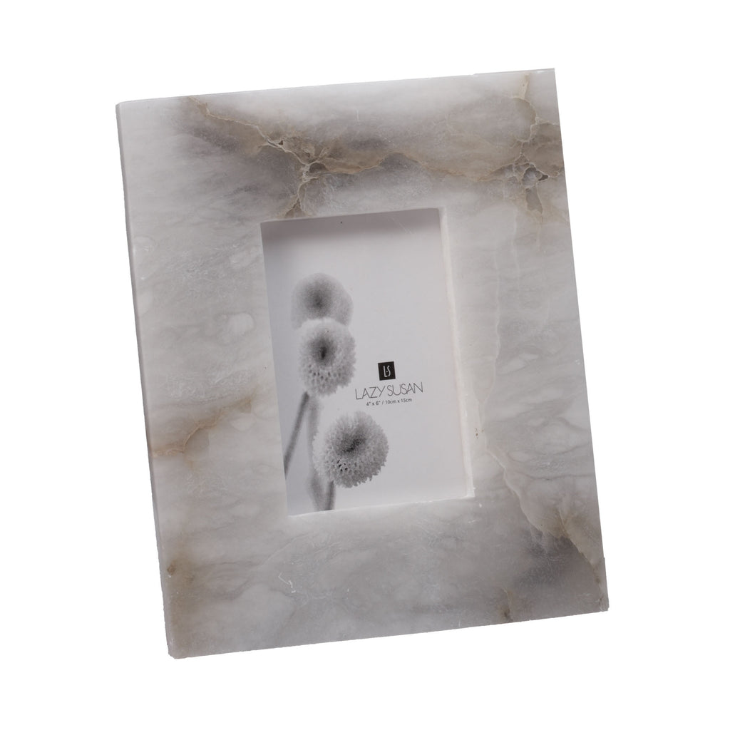 786014 Solid Slab Alabaster 4x6 Frame Frame - RauFurniture.com