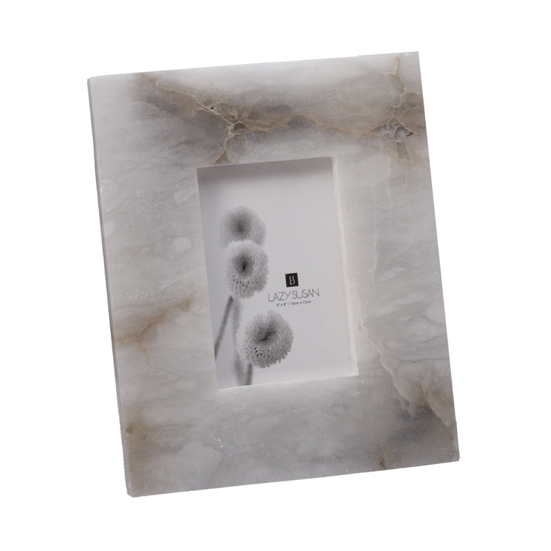 786014 Solid Slab Alabaster 4x6 Frame Frame - RauFurniture.com