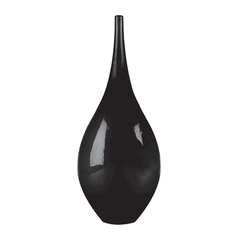 787151 Pearlized Coal Handblown Bottle - Small Jar/Bottle - RauFurniture.com