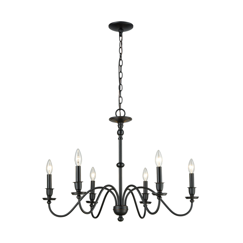 Collins - Chandelier - Matte Black