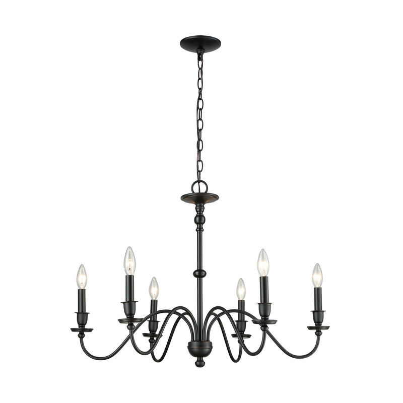 Collins - Chandelier - Matte Black