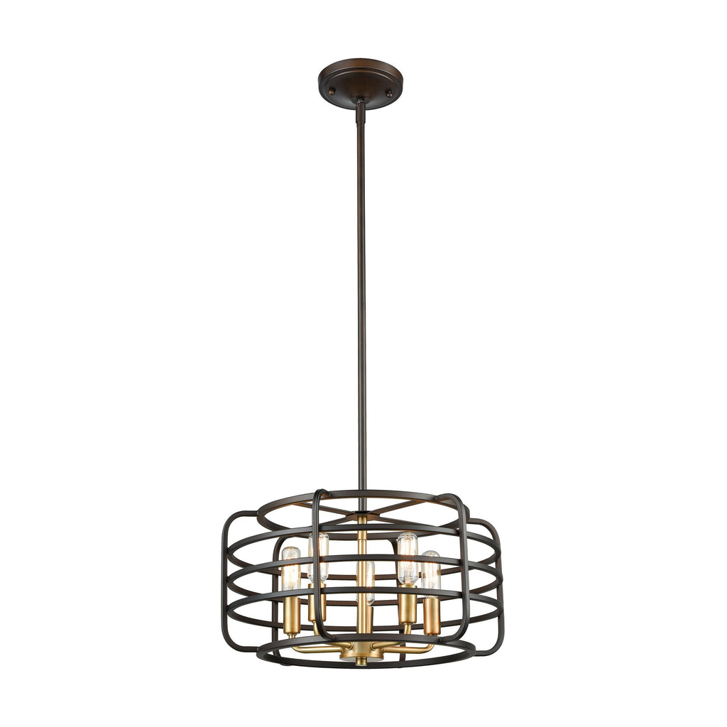 Capistrano - Chandelier - Oil Rubbed Bronze, Satin Brass, Satin Brass