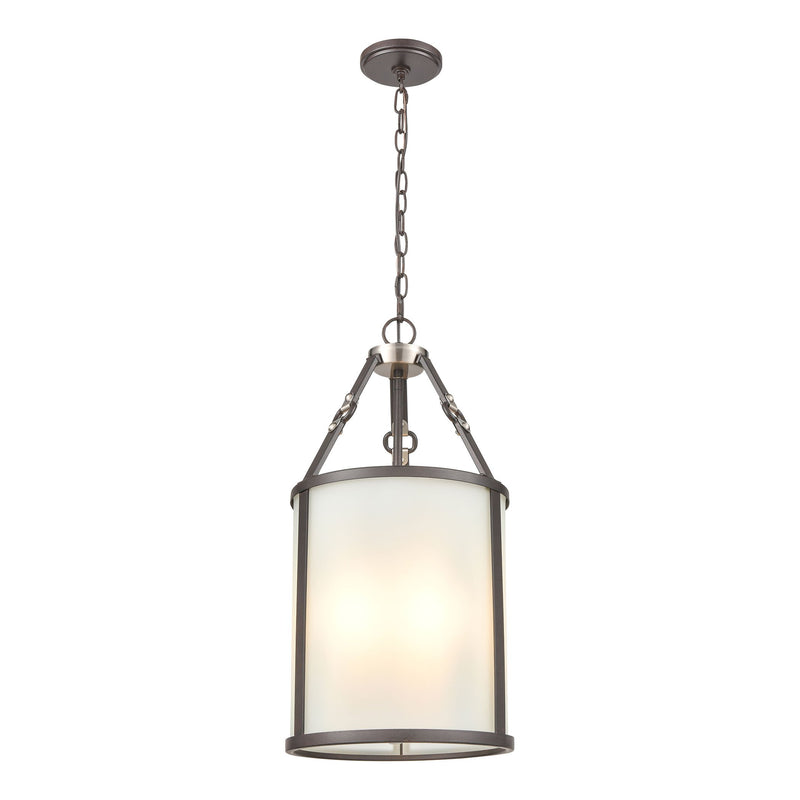 Armstrong Grove - Pendant - Espresso Brown, Satin Nickel