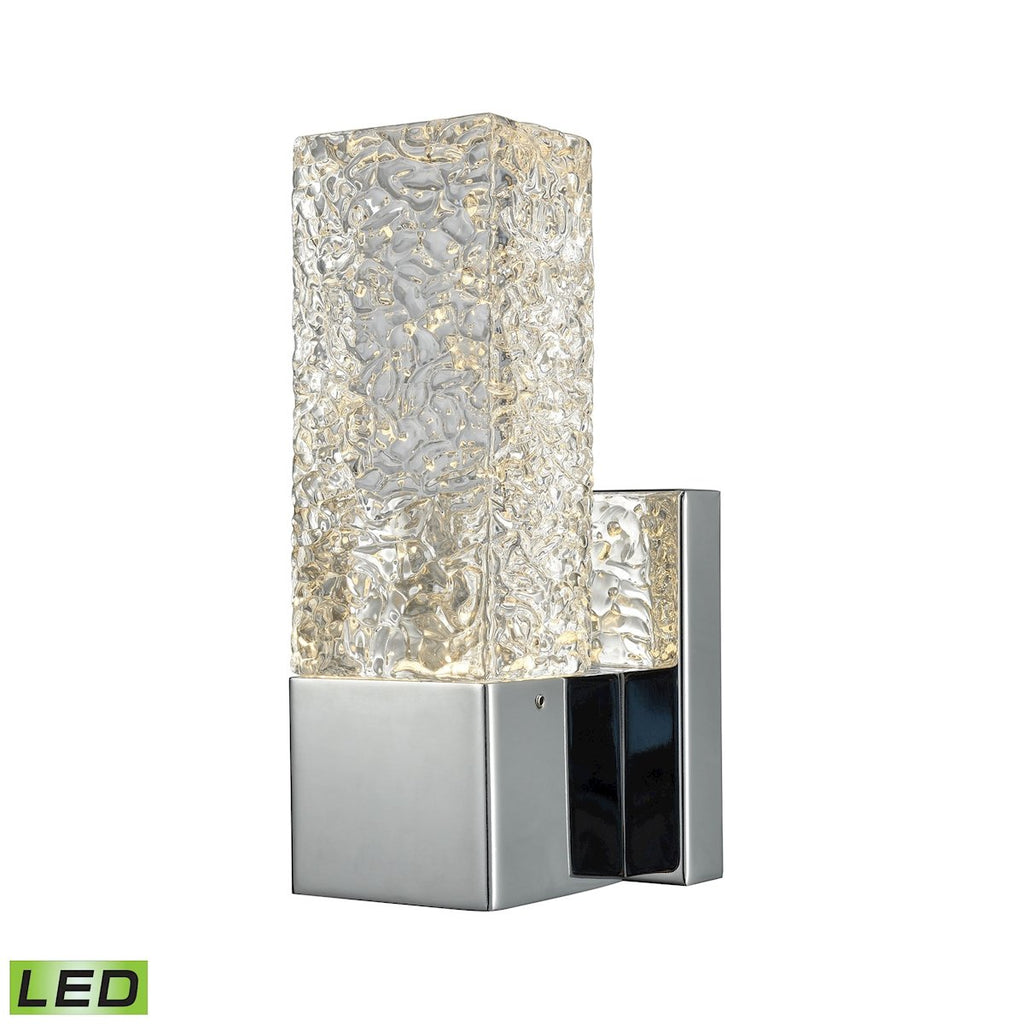 Cubic Ice - Sconce - Polished Chrome
