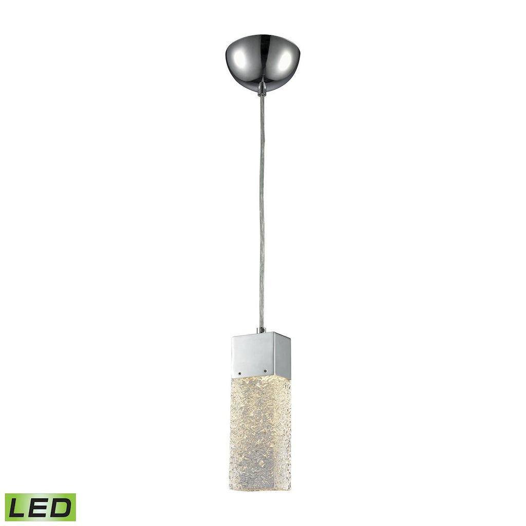 Cubic Ice - Mini Pendant - Polished Chrome