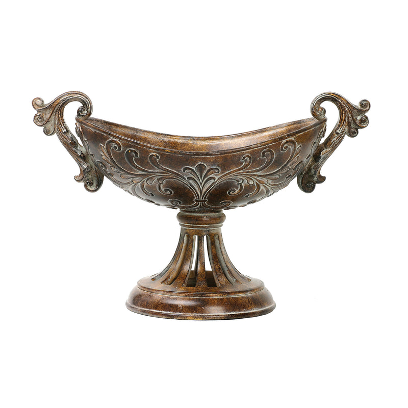 87-1351 Fortress Decorative Bowl On Stand Bowl - RauFurniture.com