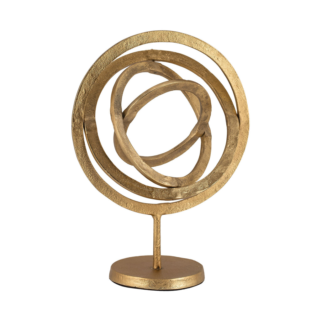 8903-027 Aluminum Rings Sculpture Sculpture - RauFurniture.com