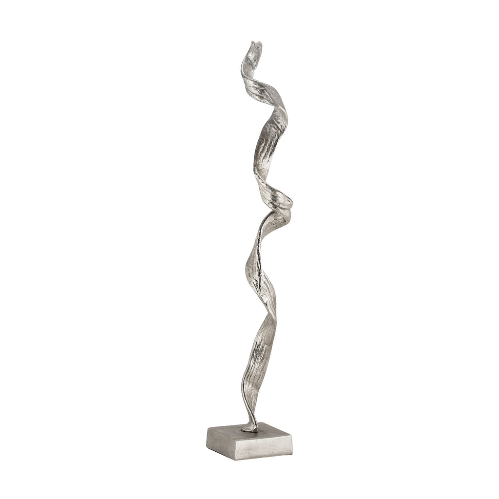 8903-034 Raw Nickle Ribbon Sculpture - Free Shipping! Sculpture - RauFurniture.com