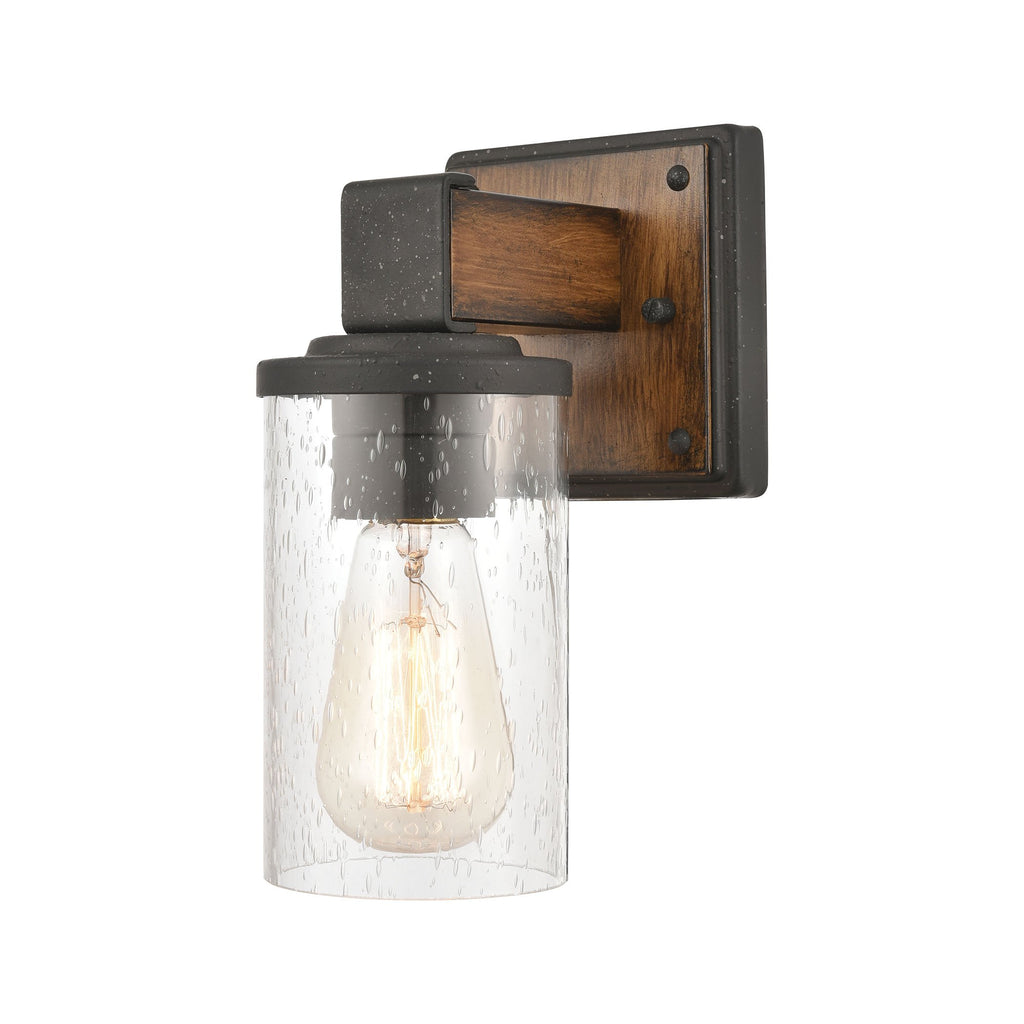 Crenshaw - Vanity Light - Ballard Wood, Distressed Black, Distressed Black