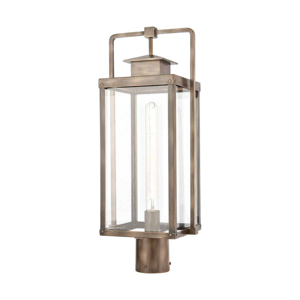 Crested Butte - Post Mount - Vintage Brass