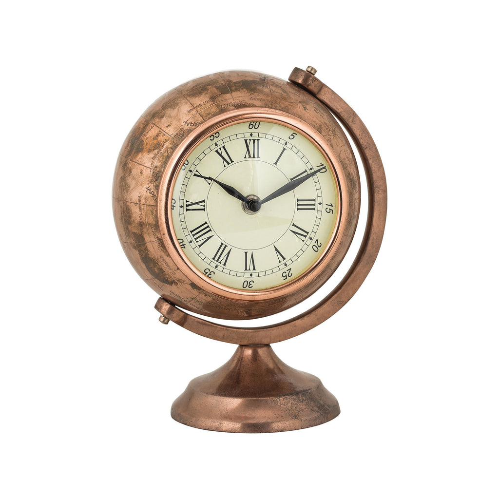 8984-024 Table Top Clock Globe Clock - RauFurniture.com