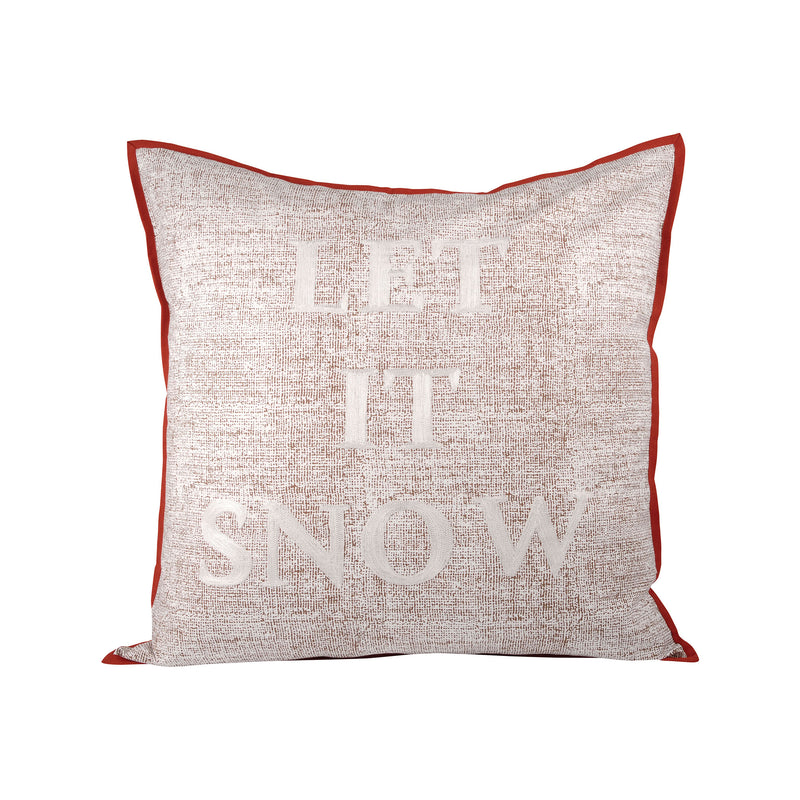 903021 - Let It Snow 24x24 Pillow - COVER ONLY