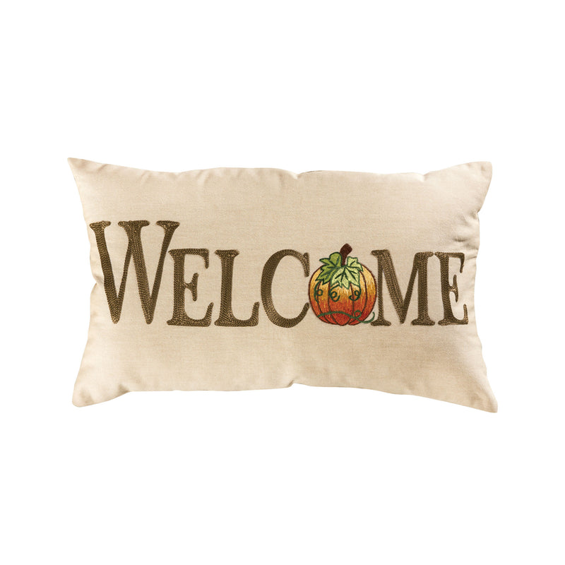 907135 - Welcome Harvest 20x12 Pillow - COVER ONLY