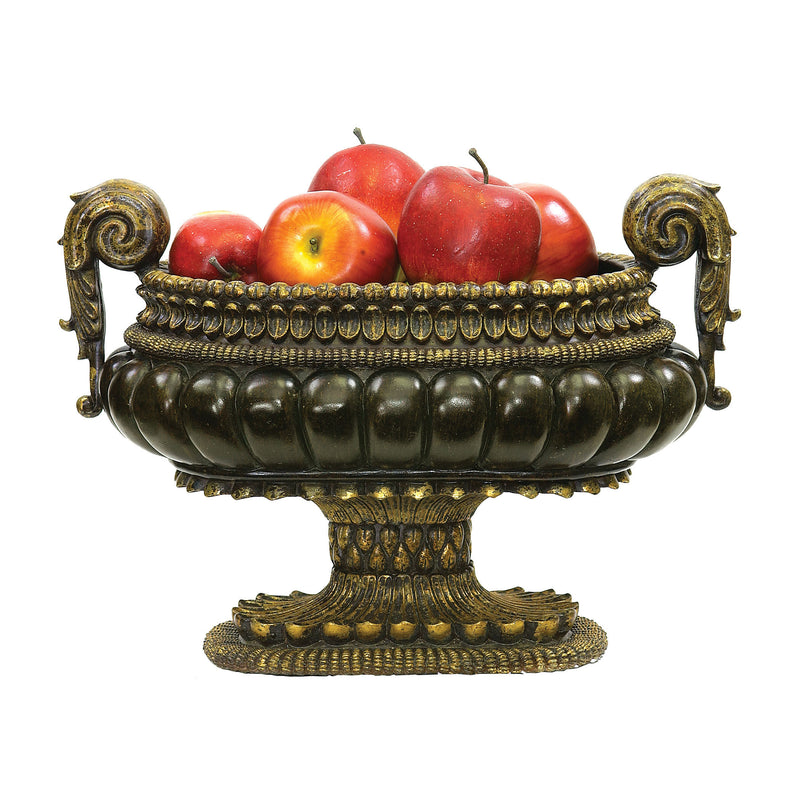 91-1260 Mediterranean Decorative Centerpiece Display Bowl Tray - RauFurniture.com
