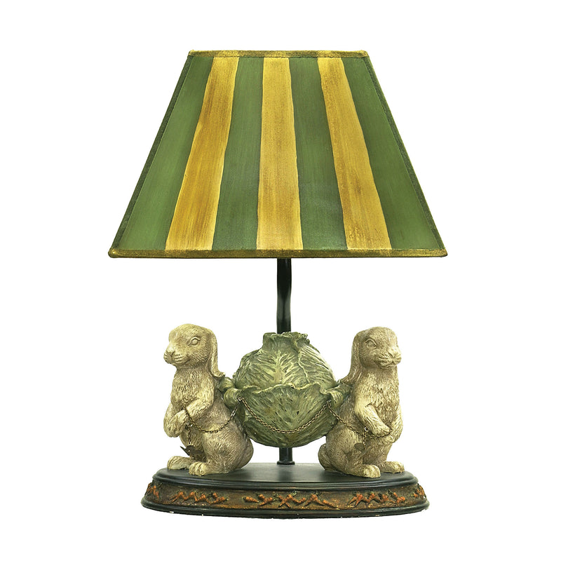 91-277 Bunnies Bearing Dinner Table Lamp - RauFurniture.com