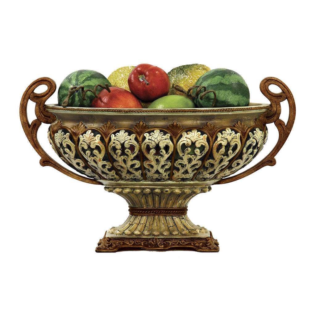 91-3911 Sheaffer Faux Alabaster Display Bowl Bowl - RauFurniture.com