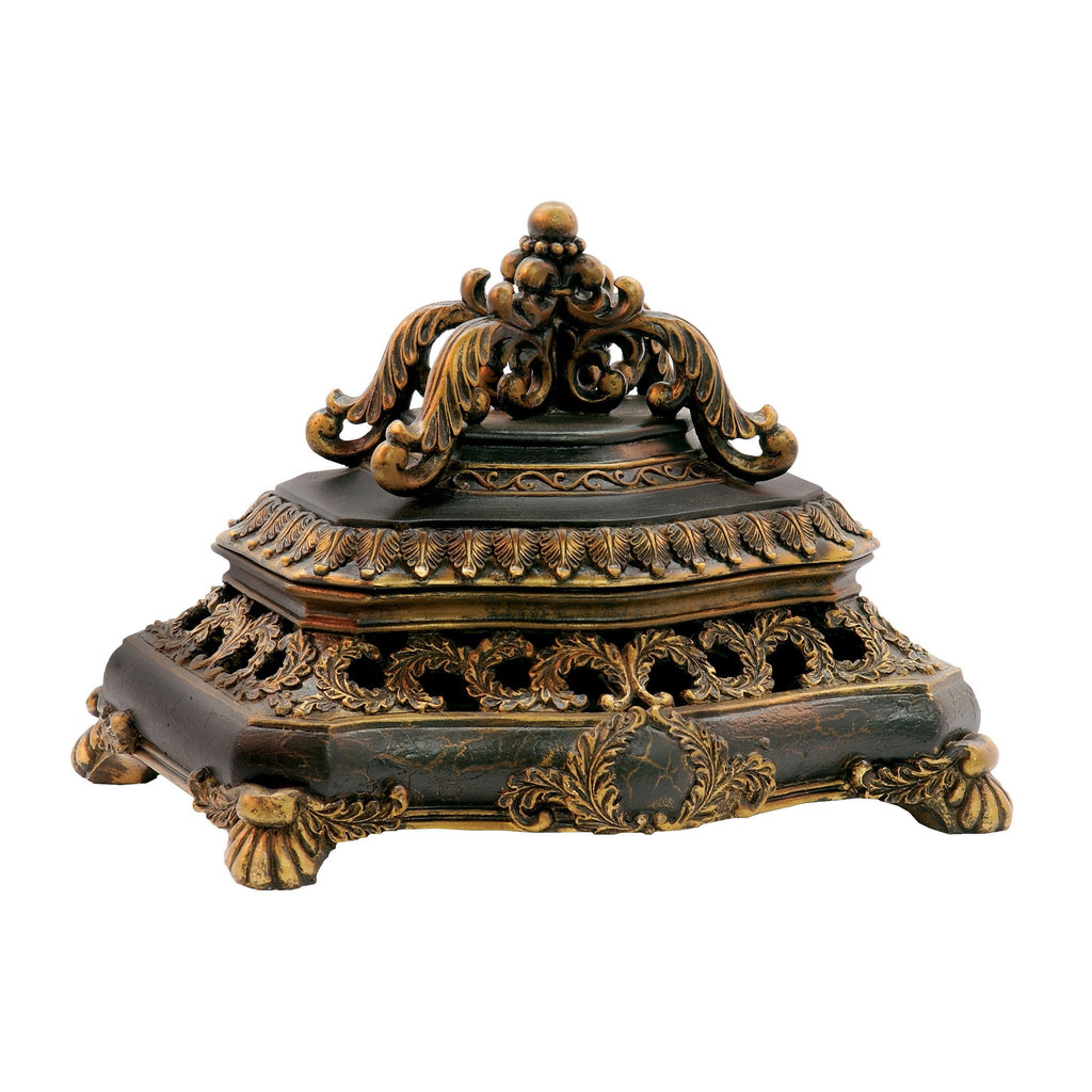 91-3936 Laurel Wreath Keeping Box Box/Canister - RauFurniture.com