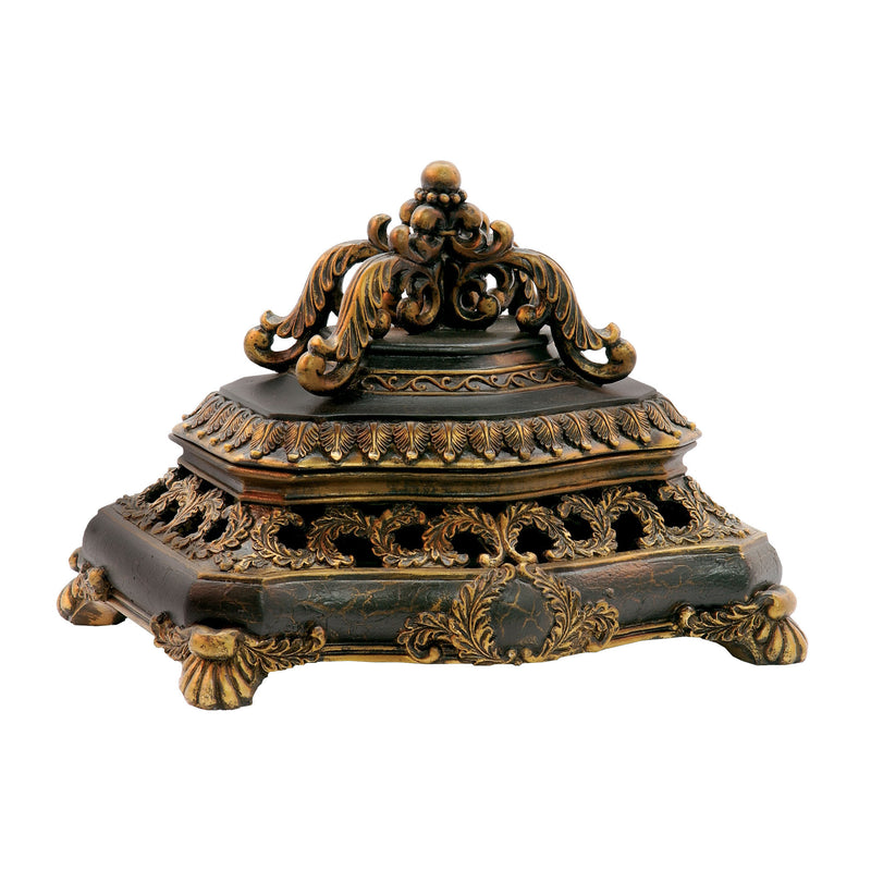 91-3936 Laurel Wreath Keeping Box Box/Canister - RauFurniture.com