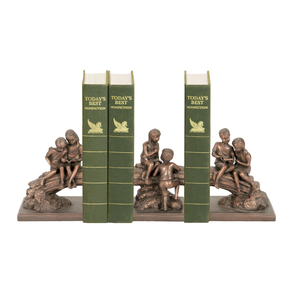 91-4072 Set of 3 Secret Tree Bookends Bookend - RauFurniture.com