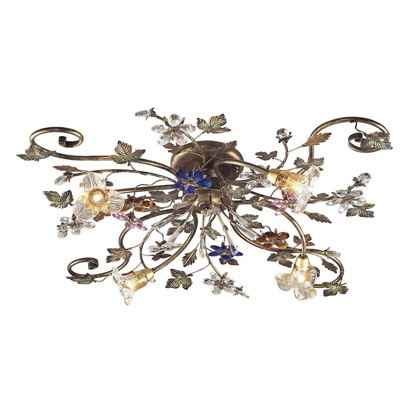 Brillare - Semi Flush Mount - Bronzed Rust