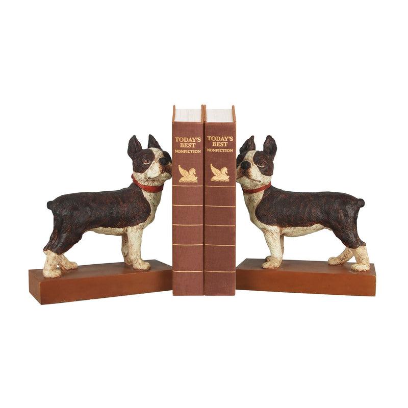 93-0797 Pair Boston Terrier Bookends Bookend - RauFurniture.com