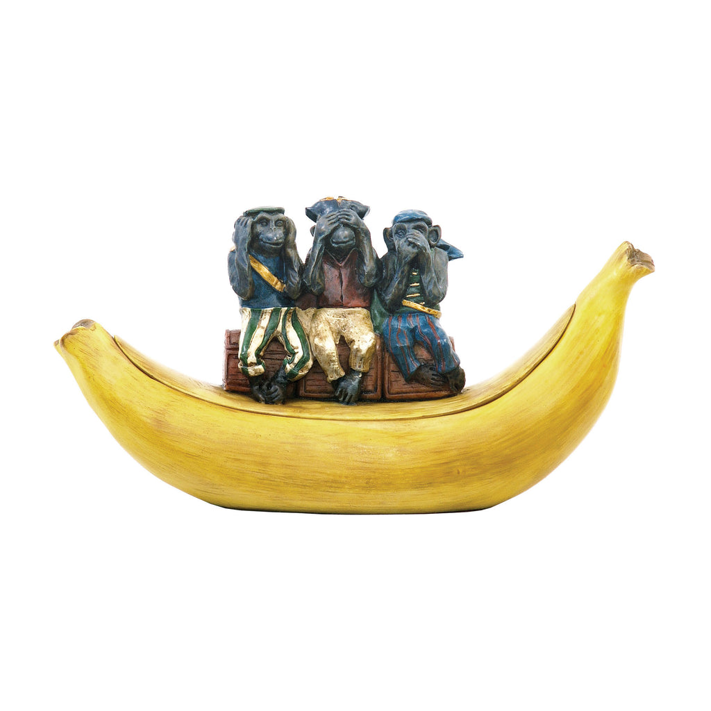 93-3254 Three Wise Monkeys Dish Dish - RauFurniture.com