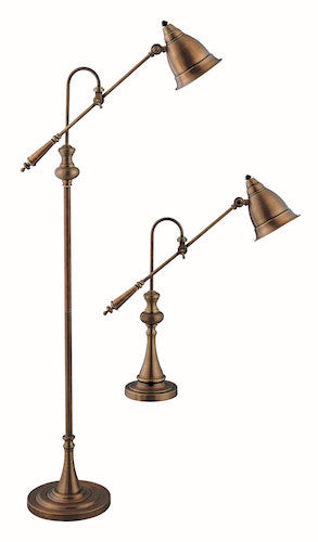 97623 - Watson Metal Floor and Lamp Set - Free Shipping! Floor, Desk And Table Lamps - RauFurniture.com