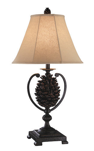 97867 - Big Sur Pine Cone Resin 2 pk Table Lamp Set - Free Shipping! Floor, Desk And Table Lamps - RauFurniture.com