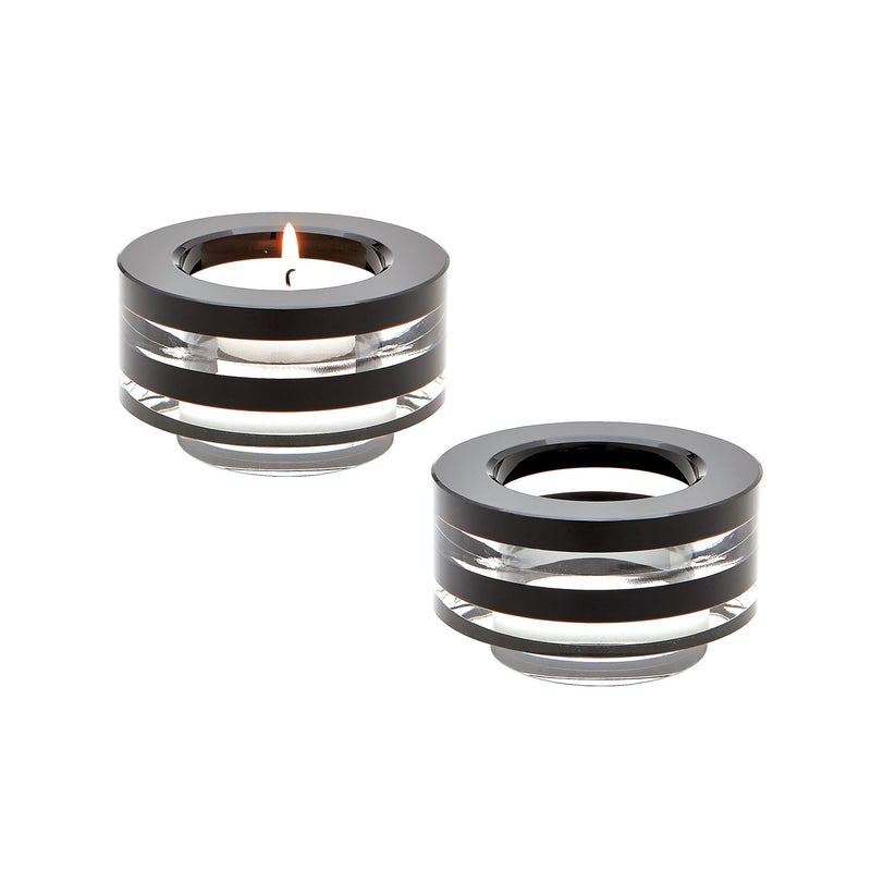 980024/S2 Tuxedo Crystal Votive - Set of 2 Candle/Candle Holder - RauFurniture.com