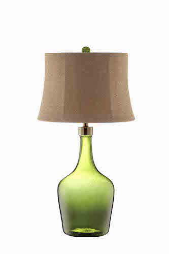 99674 - Trent Glass Table Lamp - Free Shipping! Floor, Desk And Table Lamps - RauFurniture.com