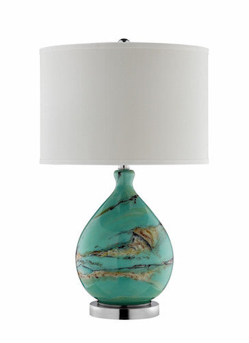 99765 - Morenci Glass Table Lamp - Free Shipping! Floor, Desk And Table Lamps - RauFurniture.com