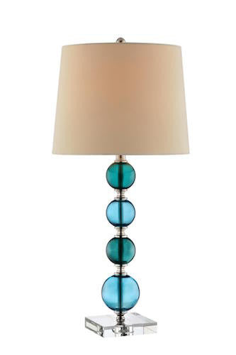 99803 - Arielle Glass Table Lamp - Free Shipping! Floor, Desk And Table Lamps - RauFurniture.com
