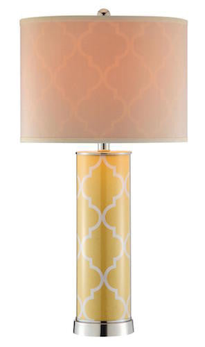 99853 - Casablanca Buttercup Yellow Table Lamp - Free Shipping! Floor, Desk And Table Lamps - RauFurniture.com