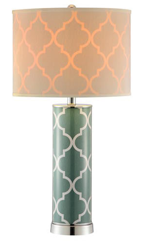 99854 - Casablanca Seafoam Green Table Lamp - Free Shipping! Floor, Desk And Table Lamps - RauFurniture.com