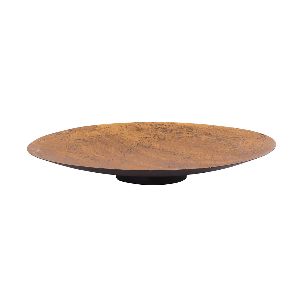 BOWL029 - Iron Bowl in Antique Gold - Large