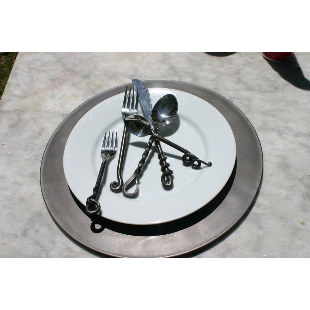 CHARGER001 - Hand-hammered Charger (Set of 4)
