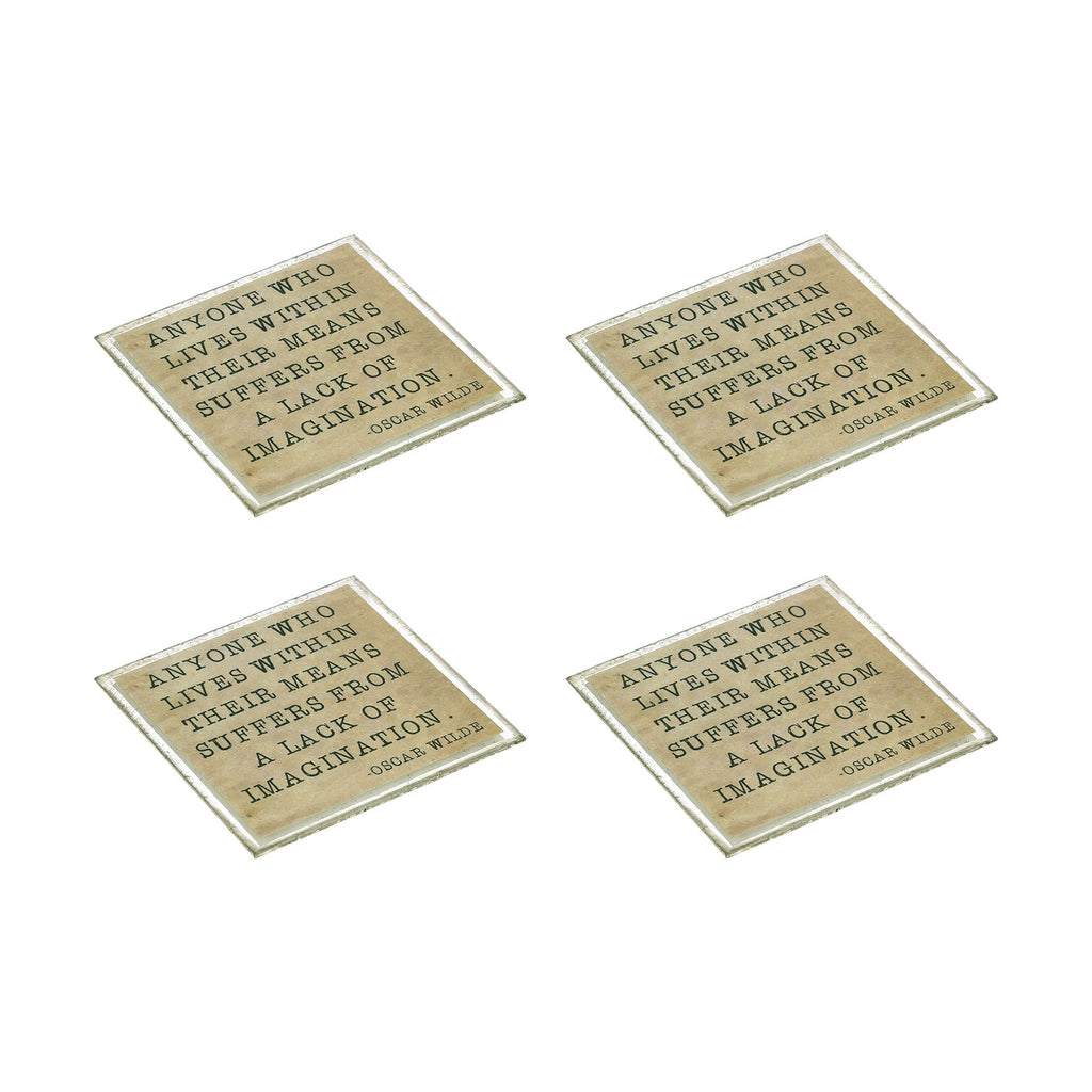COAST101 - Anyone Who Lives Within Their Means (Set of 4) Coasters
