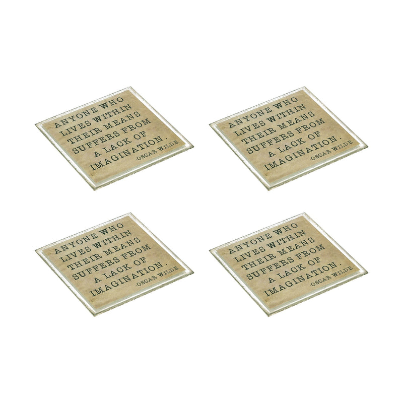 COAST101 - Anyone Who Lives Within Their Means (Set of 4) Coasters