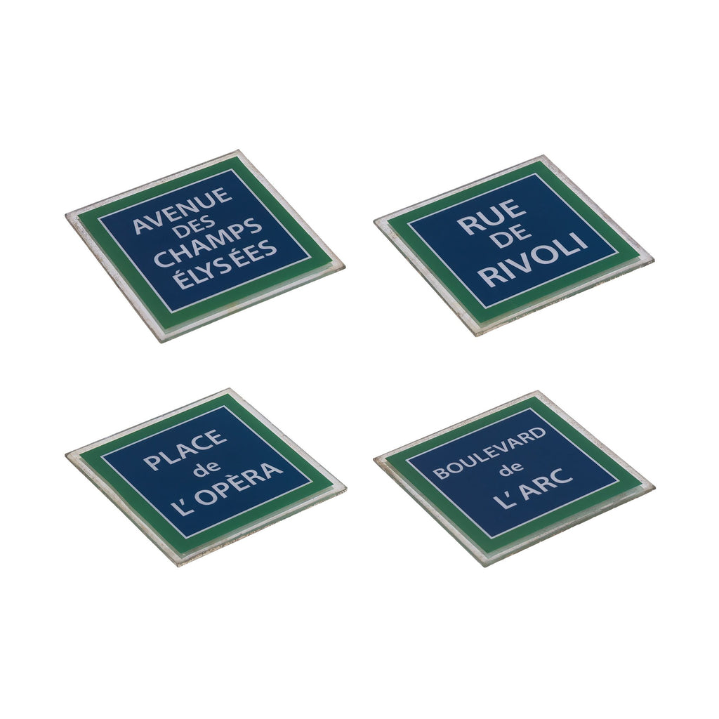 COAST105 - French Street Theme (Set of 4) Coasters