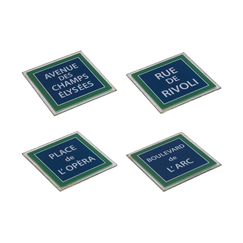 COAST105 - French Street Theme (Set of 4) Coasters