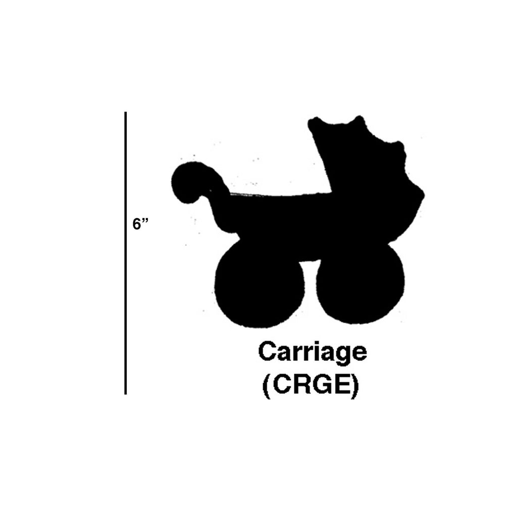CRGE - Carriage Cookie Cutters (Set of 6)