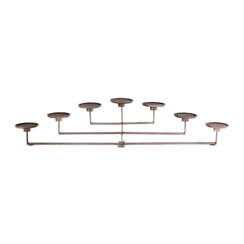 CSTND005 - Iron Candelabra in Pewter