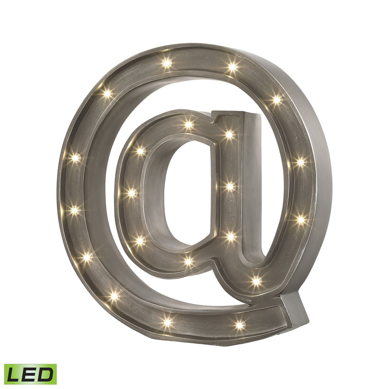 D2964 Strudl LED Table Lamp In Sewell Grey Table Lamp - RauFurniture.com