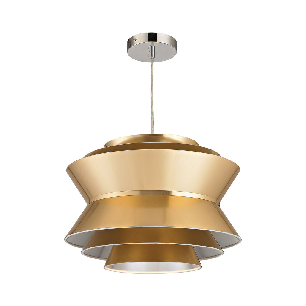 D2970 Godnik 1 Light Pendant In Gold - Free Shipping! Pendant - RauFurniture.com