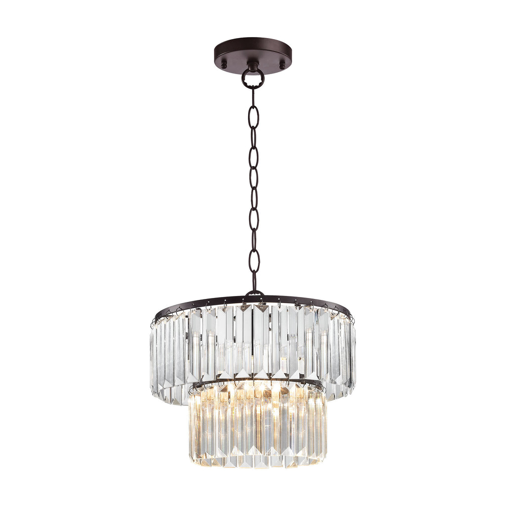 D3015 Antoinette 1 Light Pendant In Bronze - Free Shipping! Pendant - RauFurniture.com