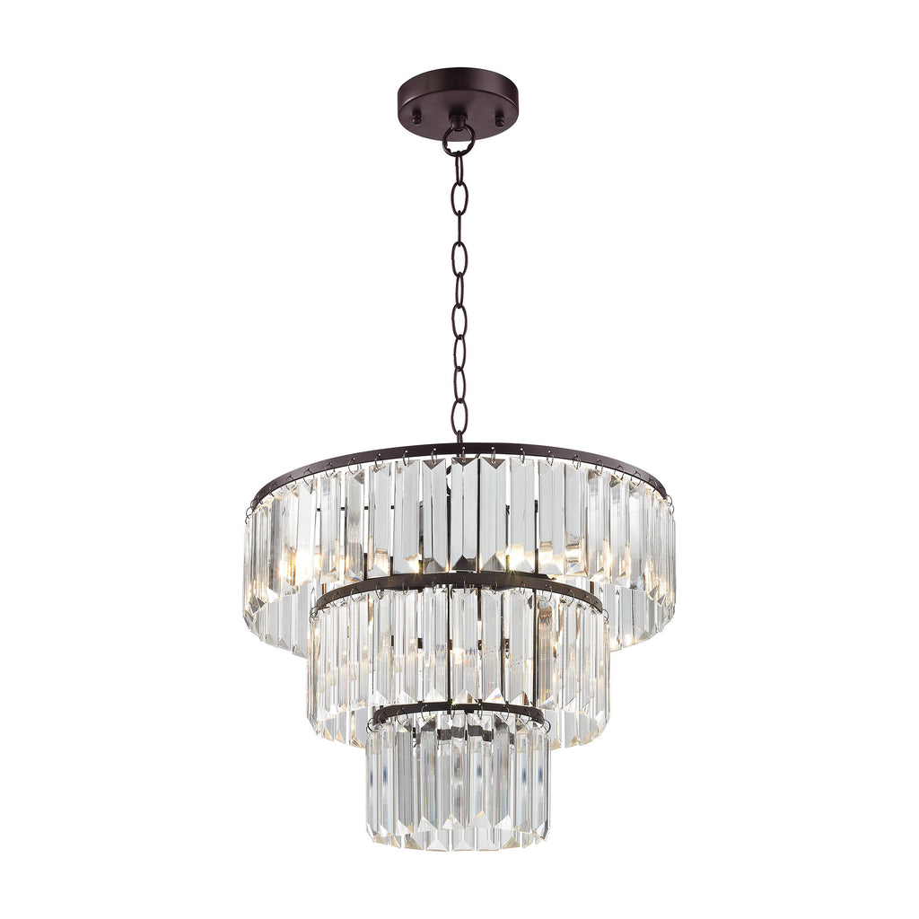 D3016 Antoinette 4 Light Pendant In Bronze - Free Shipping! Pendant - RauFurniture.com