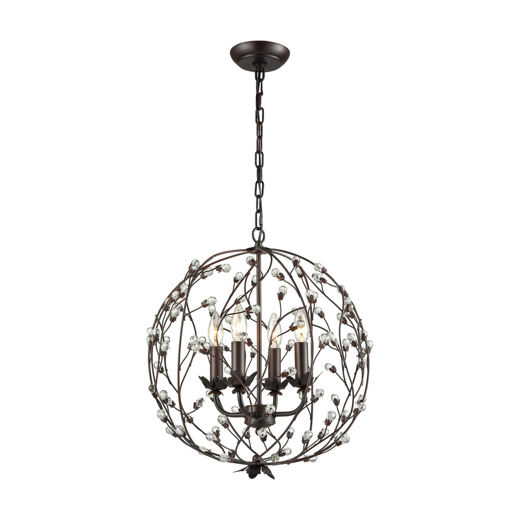 D3403 Oberon 4 Light Chandelier - Free Shipping! Chandelier - RauFurniture.com